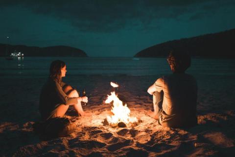 Koh Phangan bonfire